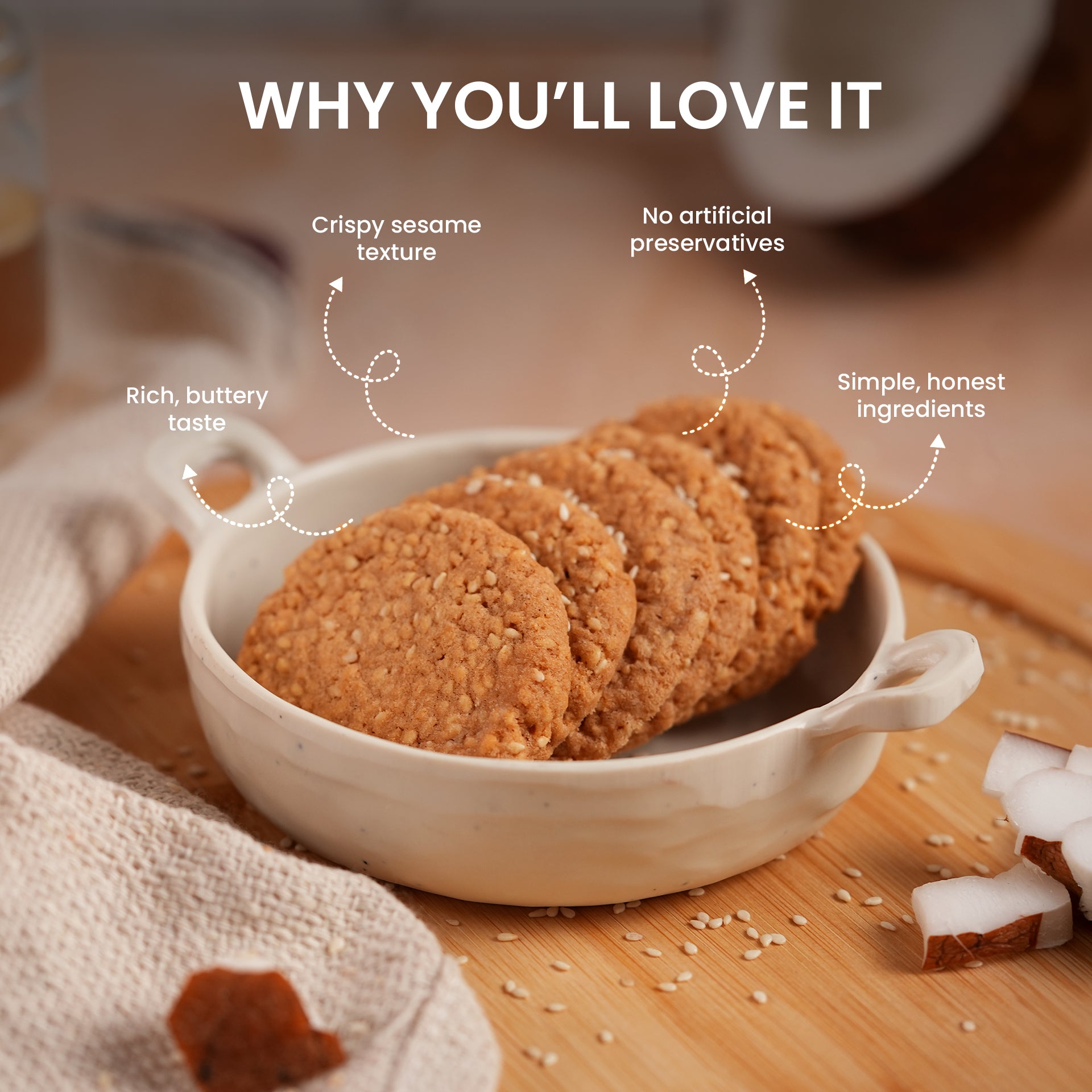 Sesame Seed Cookies