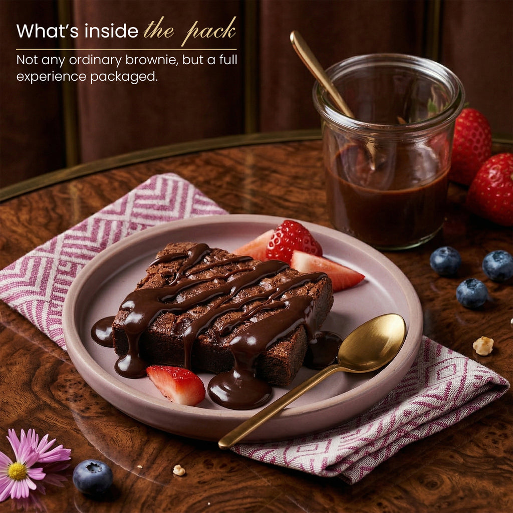 Gourmet Brownie Box| Assorted Pack of 4