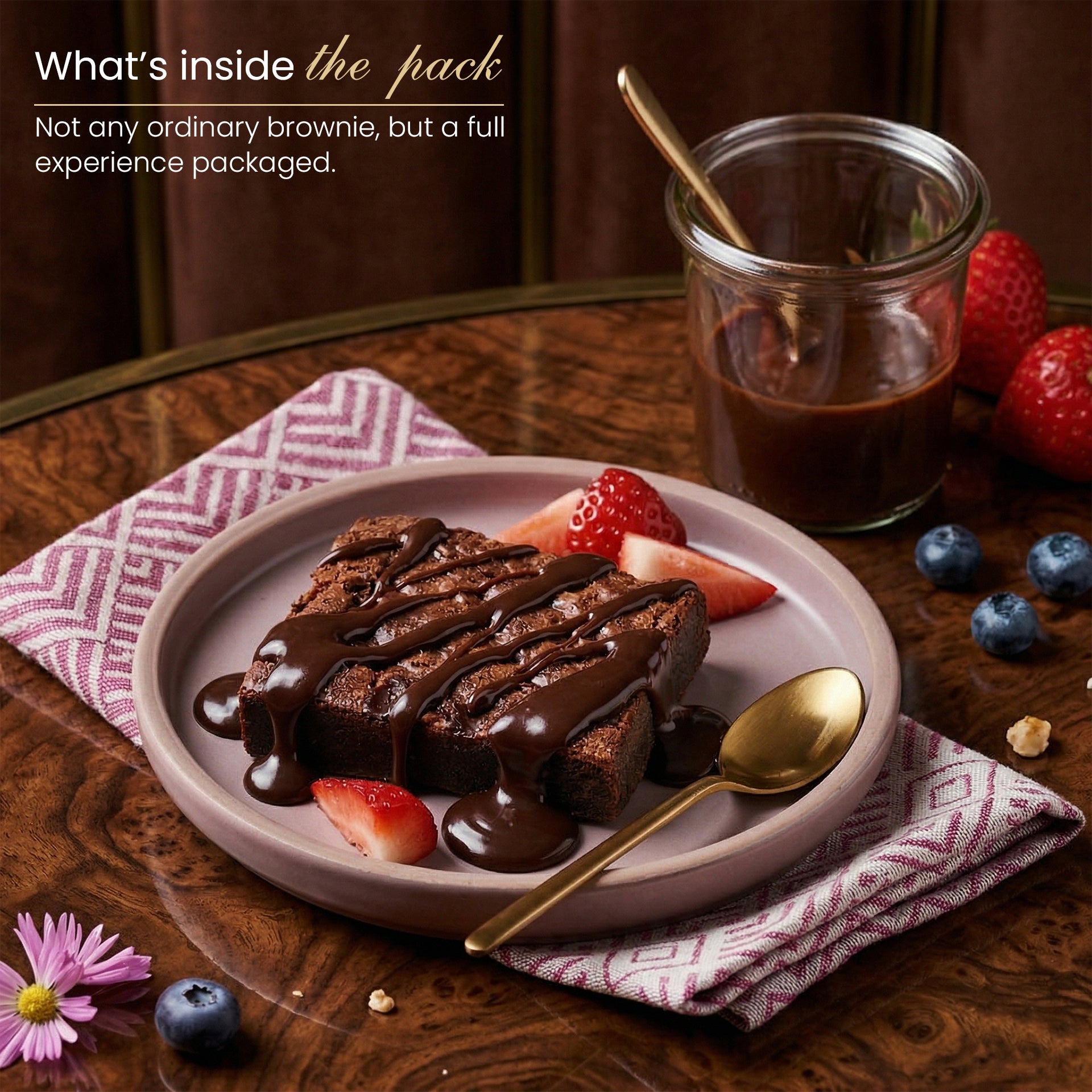 Gourmet Brownie Box| Assorted Pack of 4